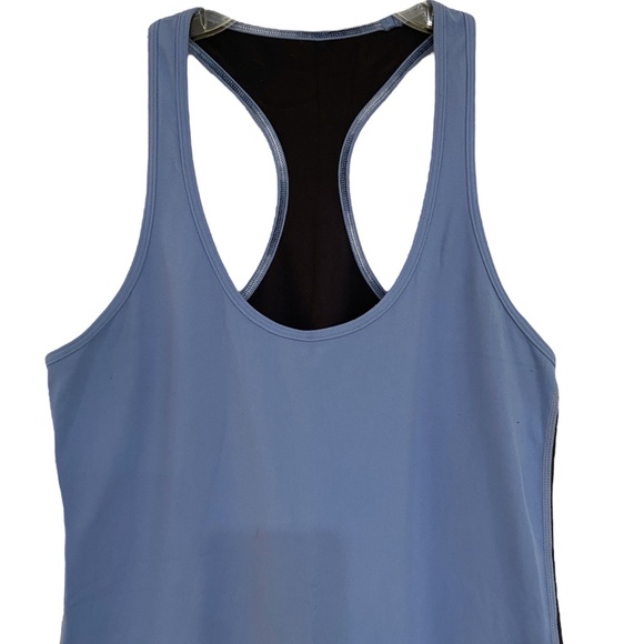 Lululemon Block Racerback Tank in Blue/Gray Size 6 - Picture 4 of 9